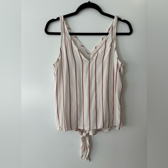 Dynamite Striped VNeck Tank Top - Picture 2 of 2